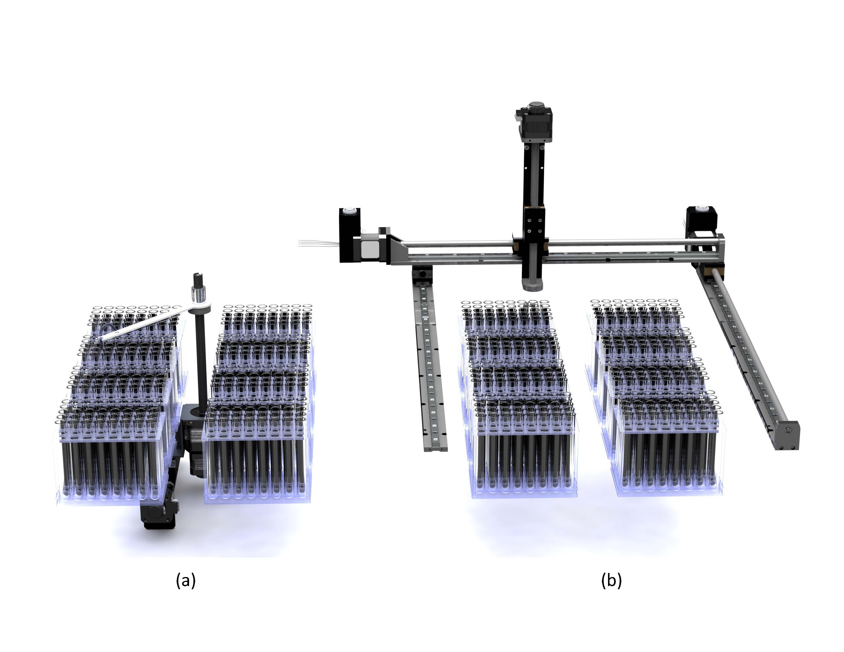 Anwendungsbeispiel des Z-Theta Aktuators: Hybrides Liquid-Handling-System (Haydon-Kerk)