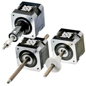 Hybrid-Schrittmotor-Linearaktuatoren in NEMA-Bauform mit Gewindespindel, captive und non-captive